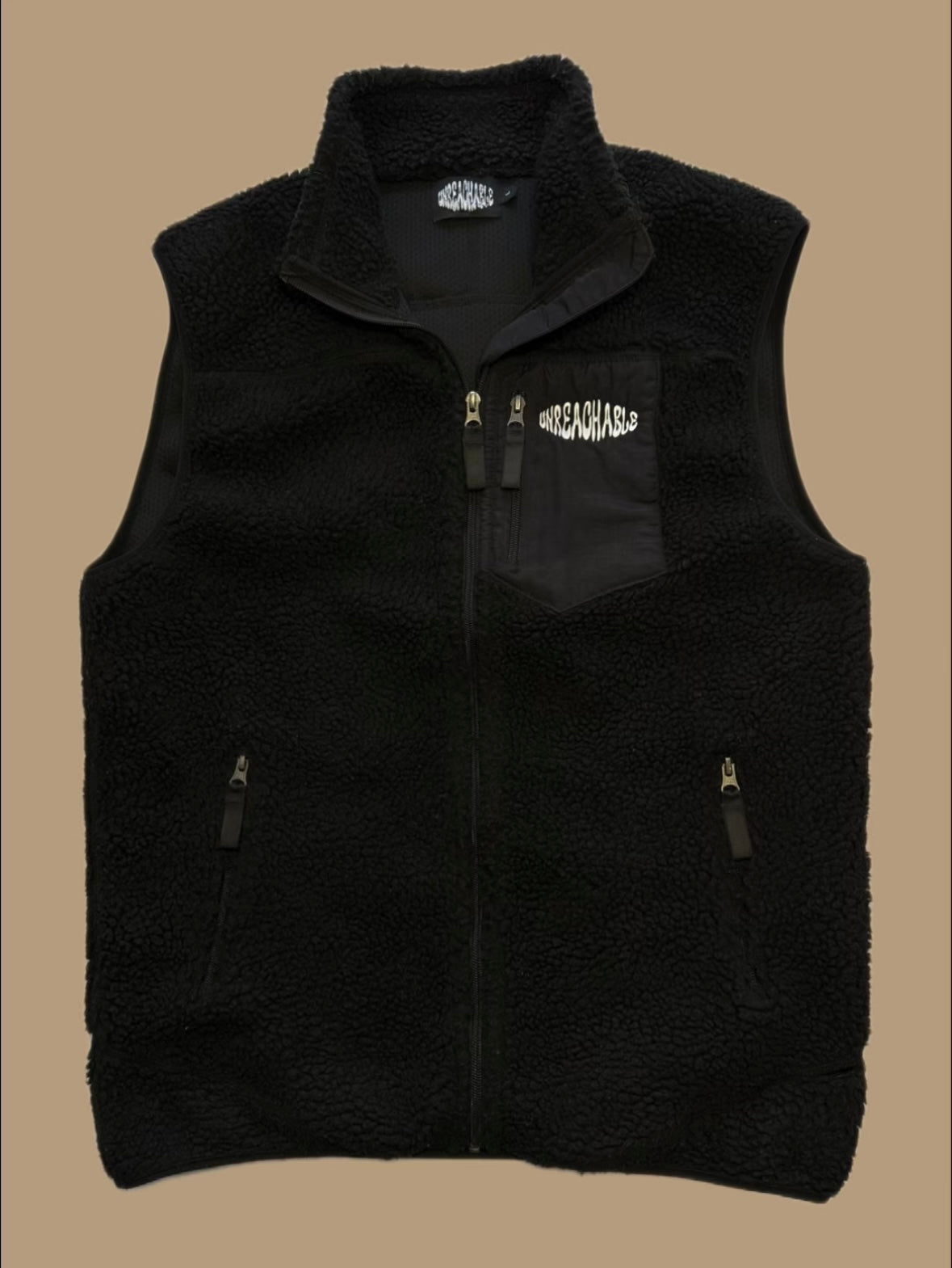 (Restock) Black teddy vest