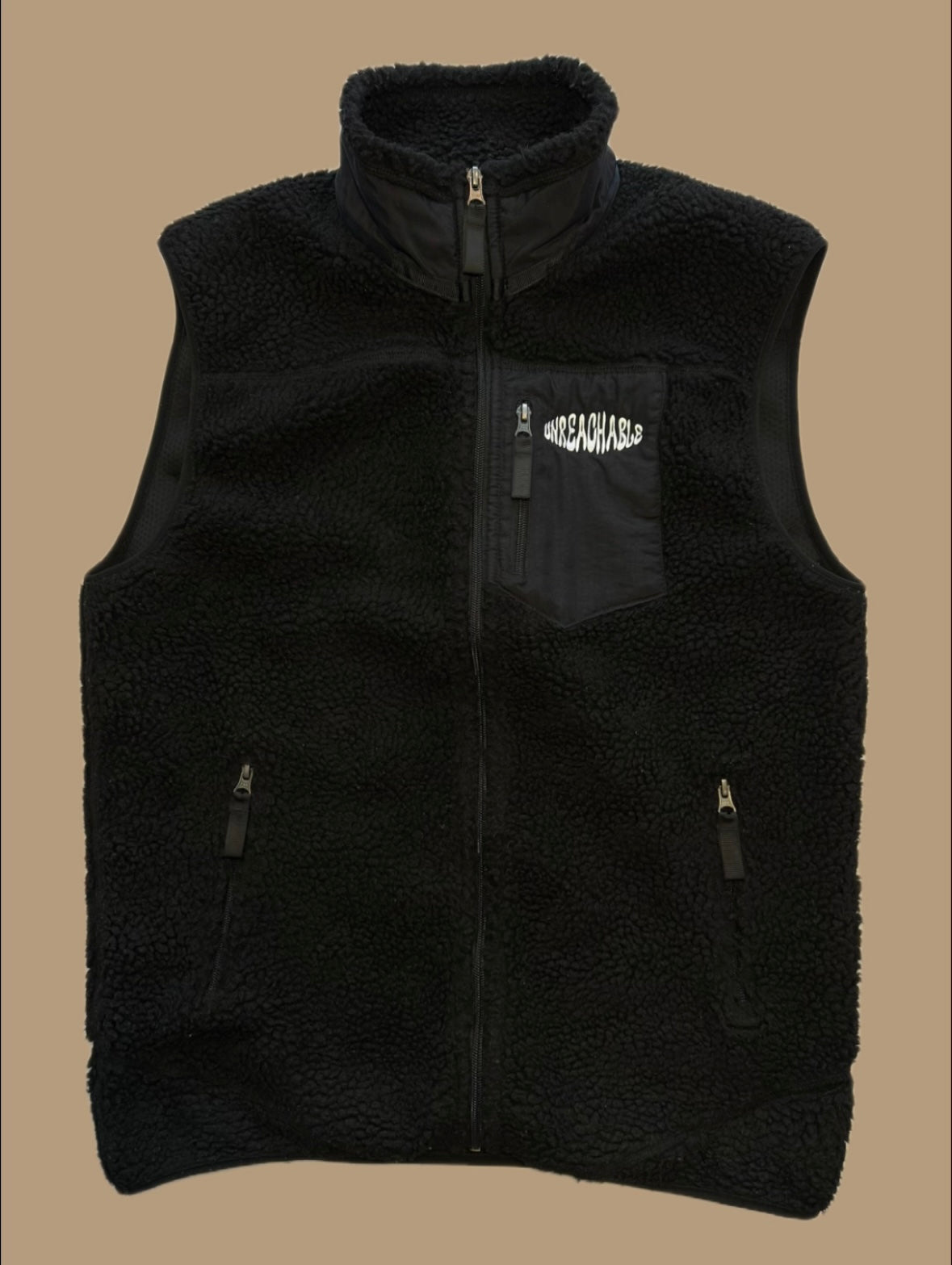 (Restock) Black teddy vest