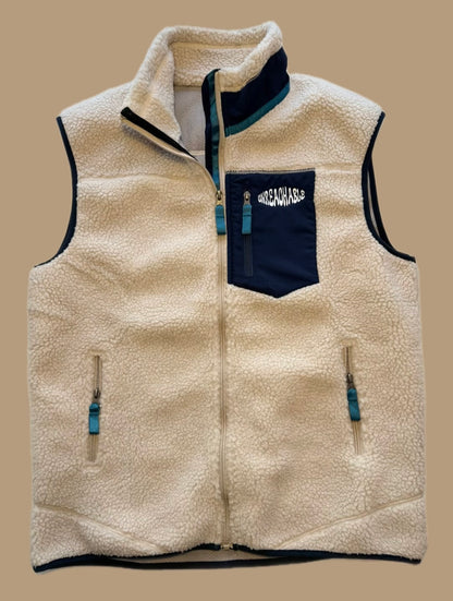 Off white teddy vest