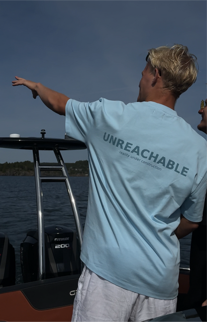 Oversized Baby Blue Tee
