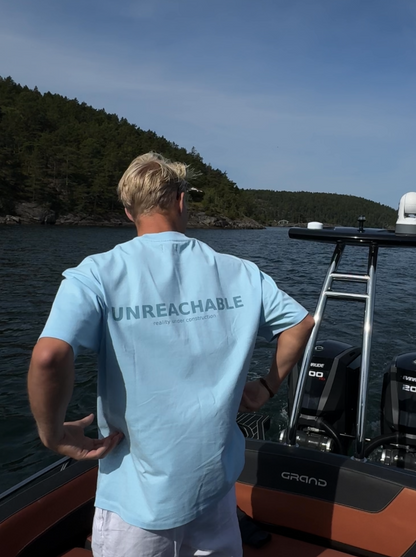 Oversized Baby Blue Tee