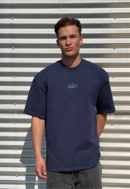 Oversized Navy Tee