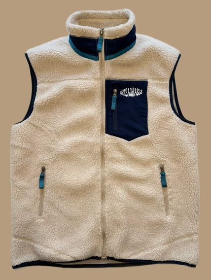 Off white teddy vest