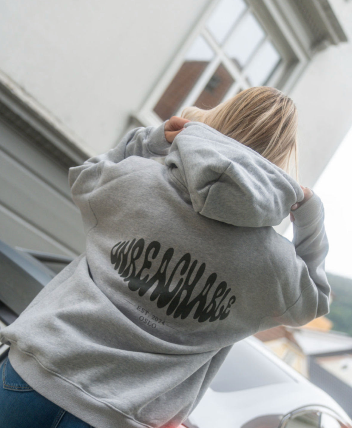 Gray Hoodie (British racing green)